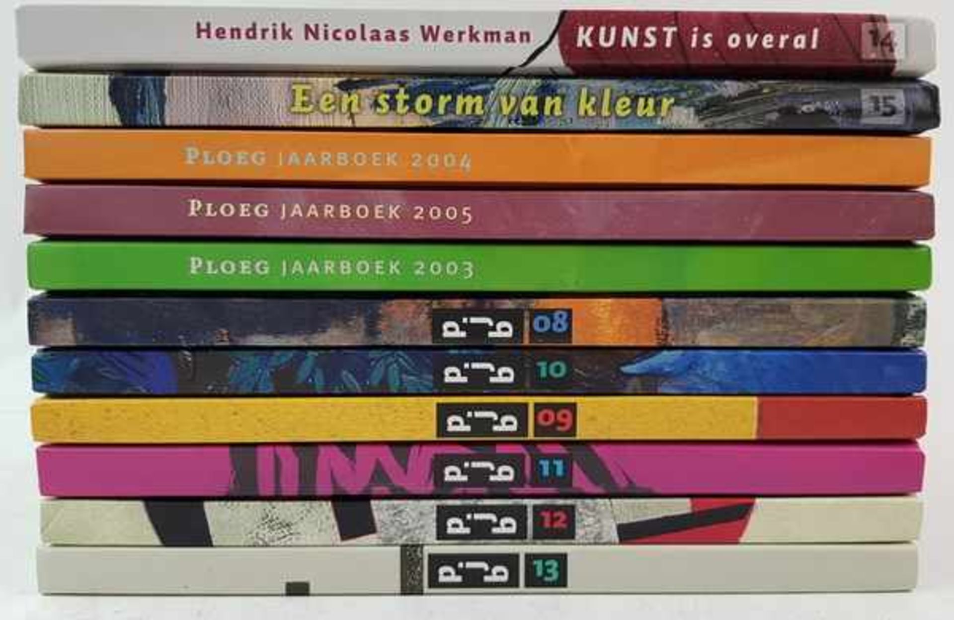 (Boeken) (Kunst) Een lot van 11 Ploeg JaarboekenEen lot van 11 Ploeg Jaarboeken: 2003-2005 en 2008-