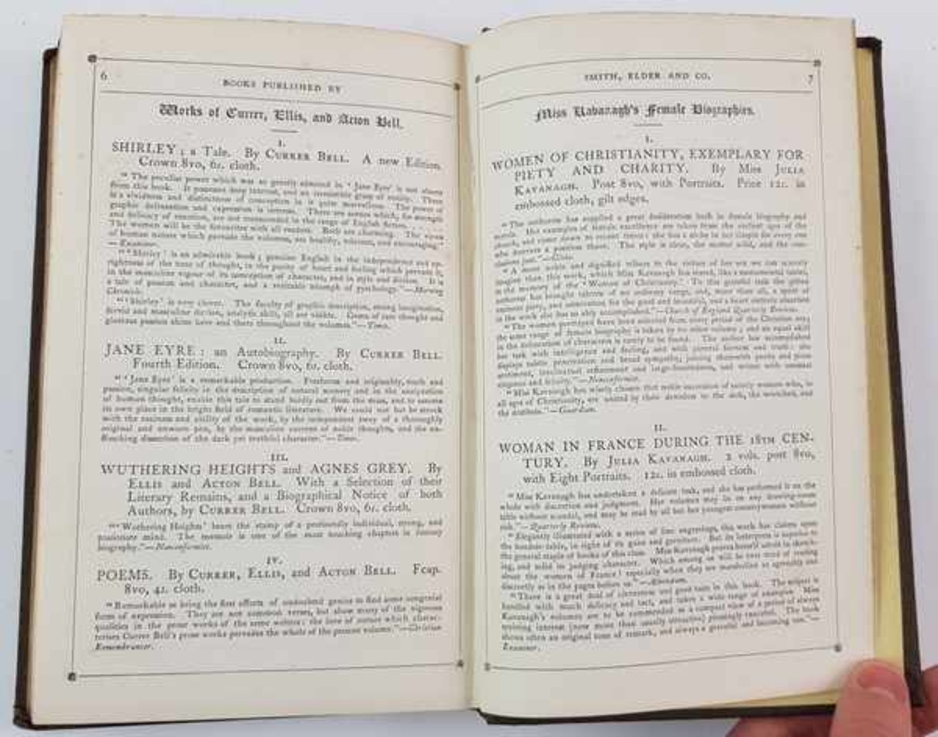 (Boeken) (Literatuur) Currer Bell (pseud. Charlotte Brontë) - Villette (1e druk, 1853)Currer Bell ( - Bild 6 aus 15