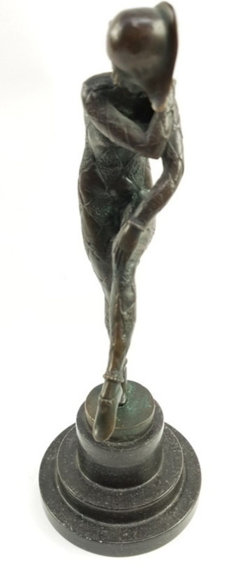 (Kunst) Bronzen danseres, gesigneerd D.H. Chiparus, eind 20e eeuwDanseres brons gemaakt door - Bild 8 aus 10