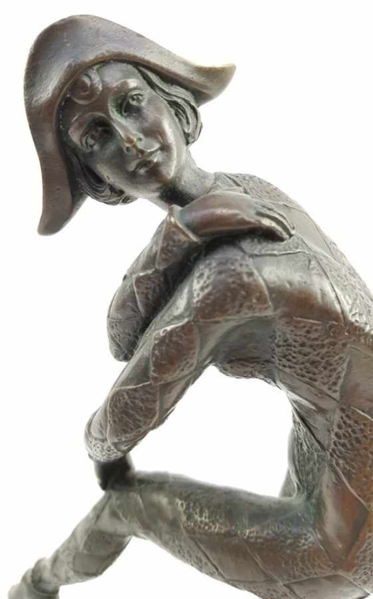 (Kunst) Bronzen danseres, gesigneerd D.H. Chiparus, eind 20e eeuwDanseres brons gemaakt door - Bild 9 aus 10