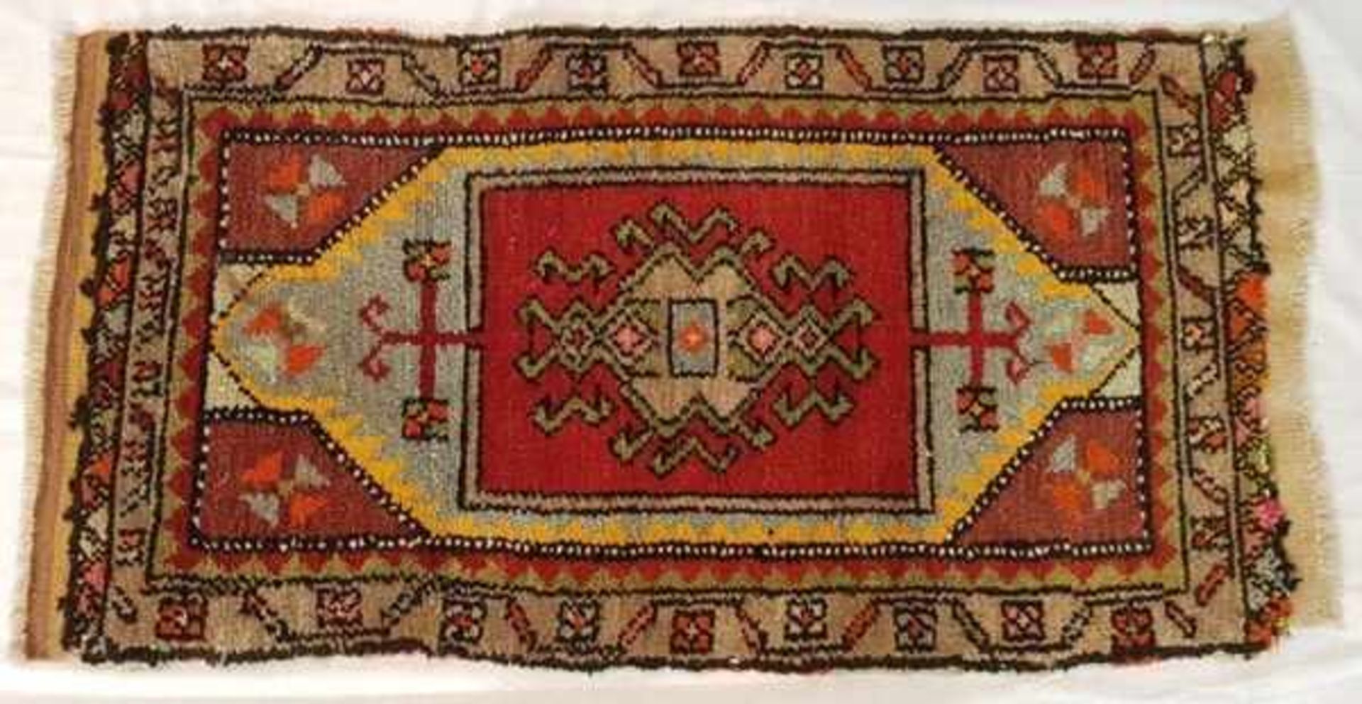 (Curiosa) Geweven tapijt, Iran / Turkije, midden 20e eeuwGeweven tapijt, Iran / Turkije, midden