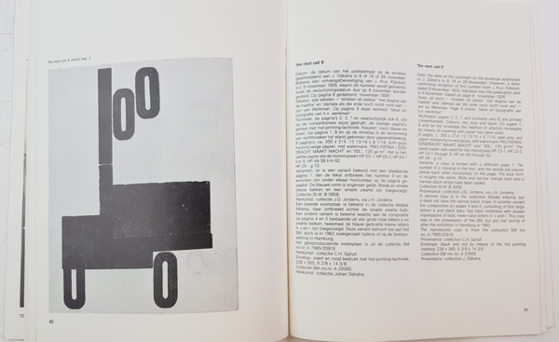 (Boeken) (Kunst) Jan Martinet, H. N. Werkman - The Next Call (1978)Jan Martinet - The Next Call. - Bild 6 aus 8