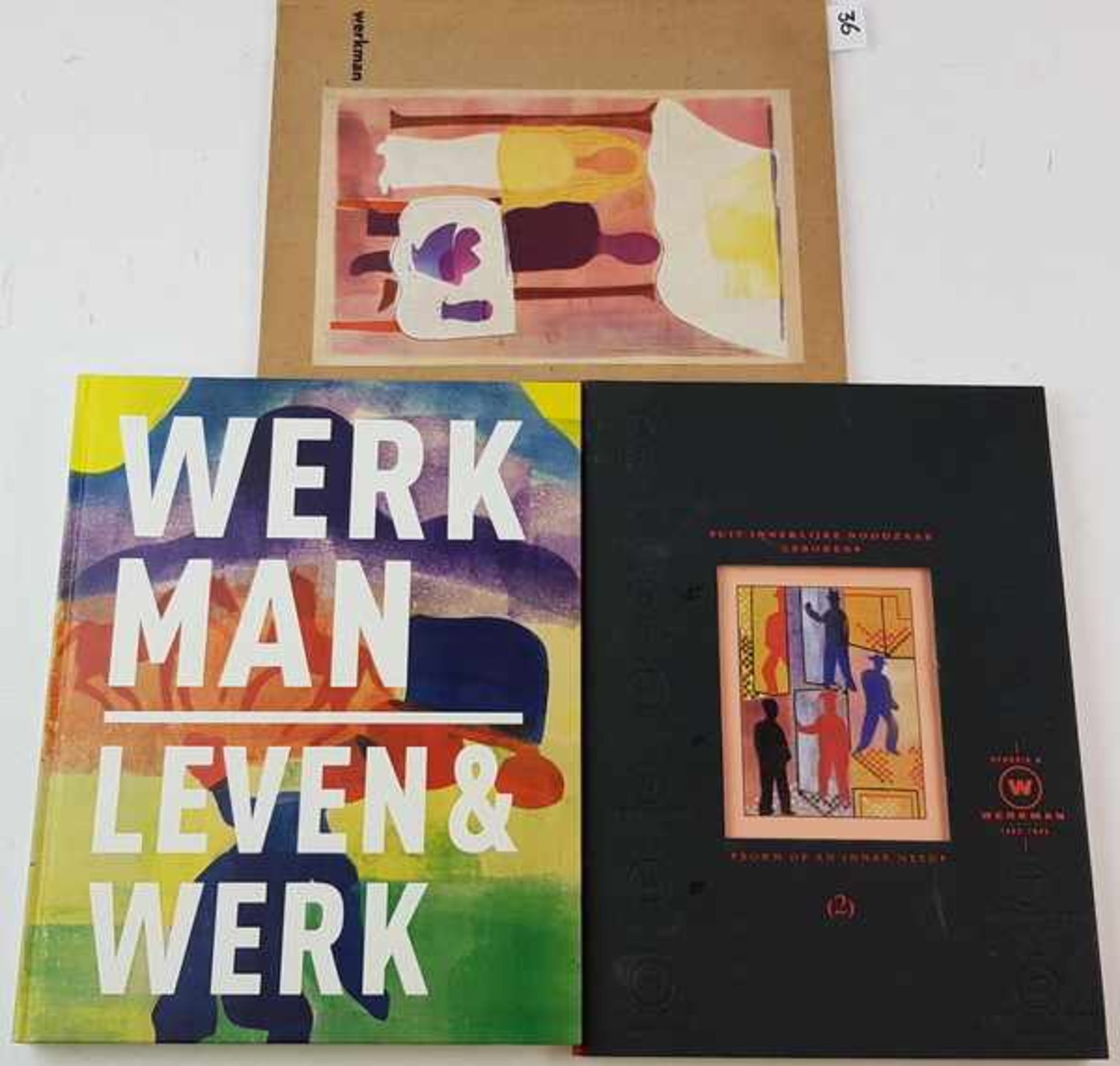 (Boeken) (Kunst) Een lot van 3 uitgaves over H. N. WerkmanAnneke de Vries e.a. (red.) H. N. Werkman, - Bild 3 aus 10