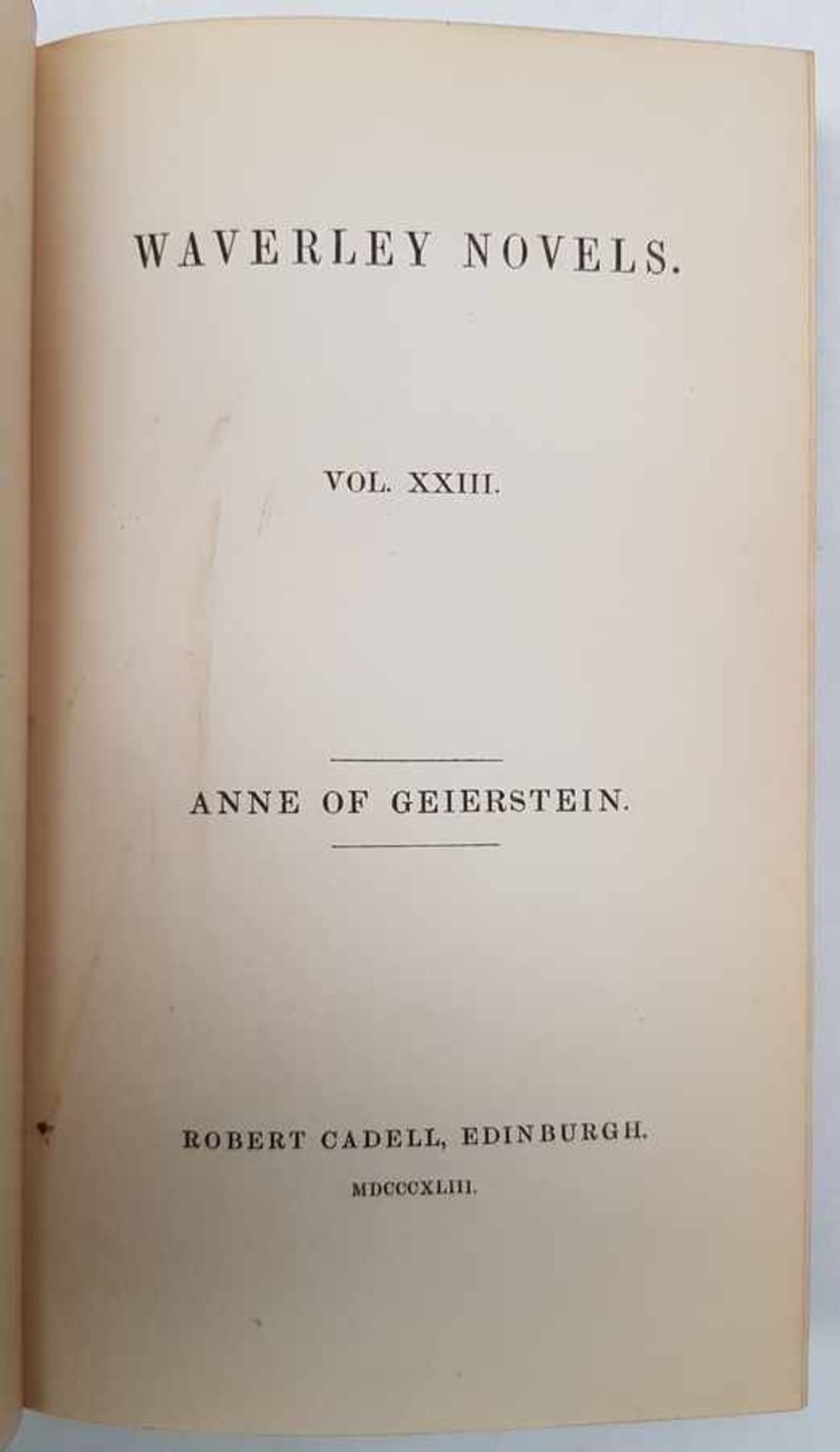 (Boeken) (Literatuur) Walter Scott - Waverley Novels (33 delen) 1831/1843Sir Walter Scott - Waverley - Bild 4 aus 7