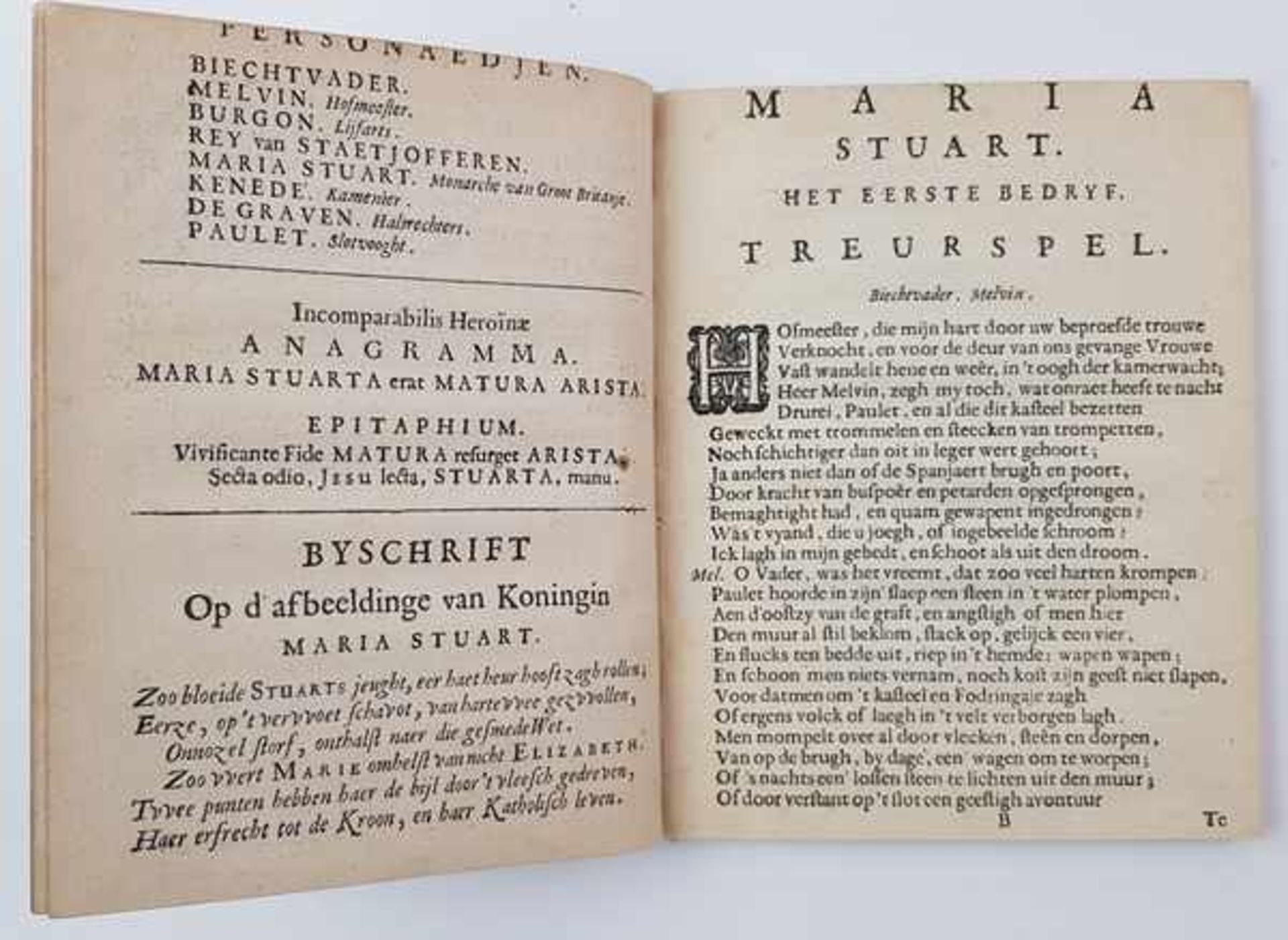 (Boeken) (Literatuur) Joost van den Vondel - Maria Stuart of Gemartelde MajesteitJoost van den - Image 4 of 7
