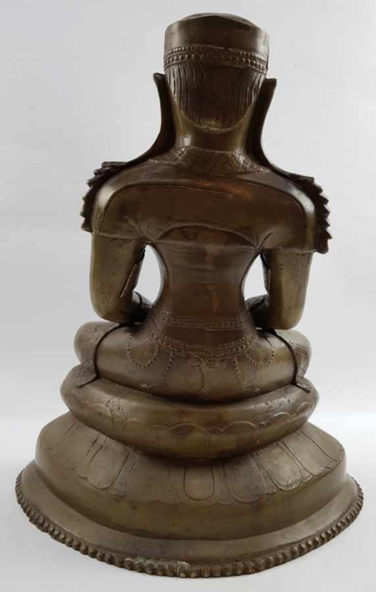 (Antiek) Bronzen boeddha China eind 20e eeuwBronzen boeddha China eind 20e eeuw Conditie: Goede - Bild 5 aus 9