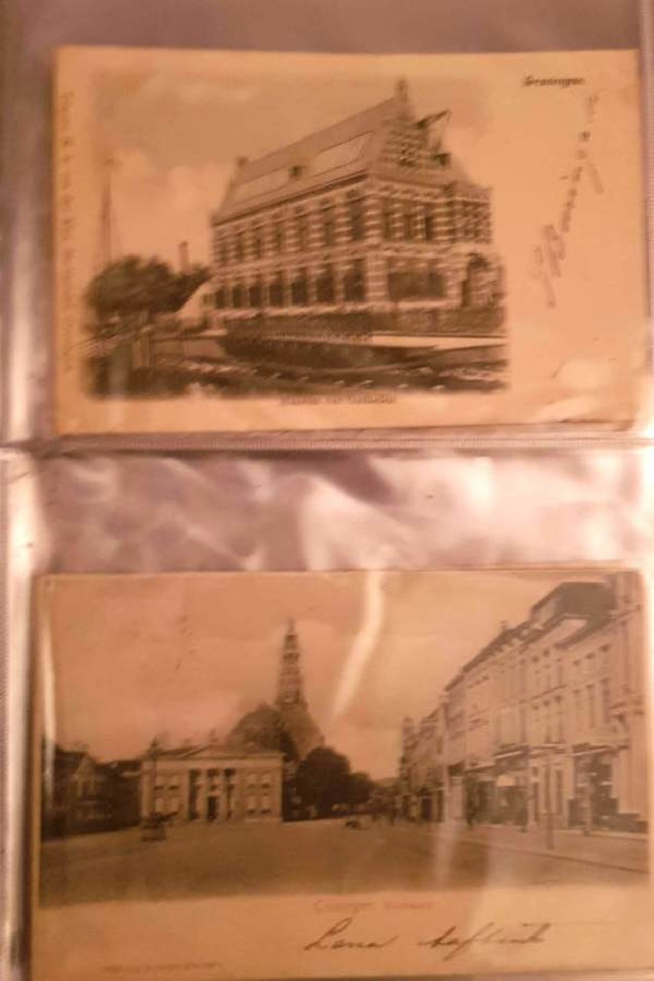 (Curiosa) AnsichtkaartenLot anischtkaarten mbt de stad Groningen Periode 1900-1920. In - Bild 9 aus 9