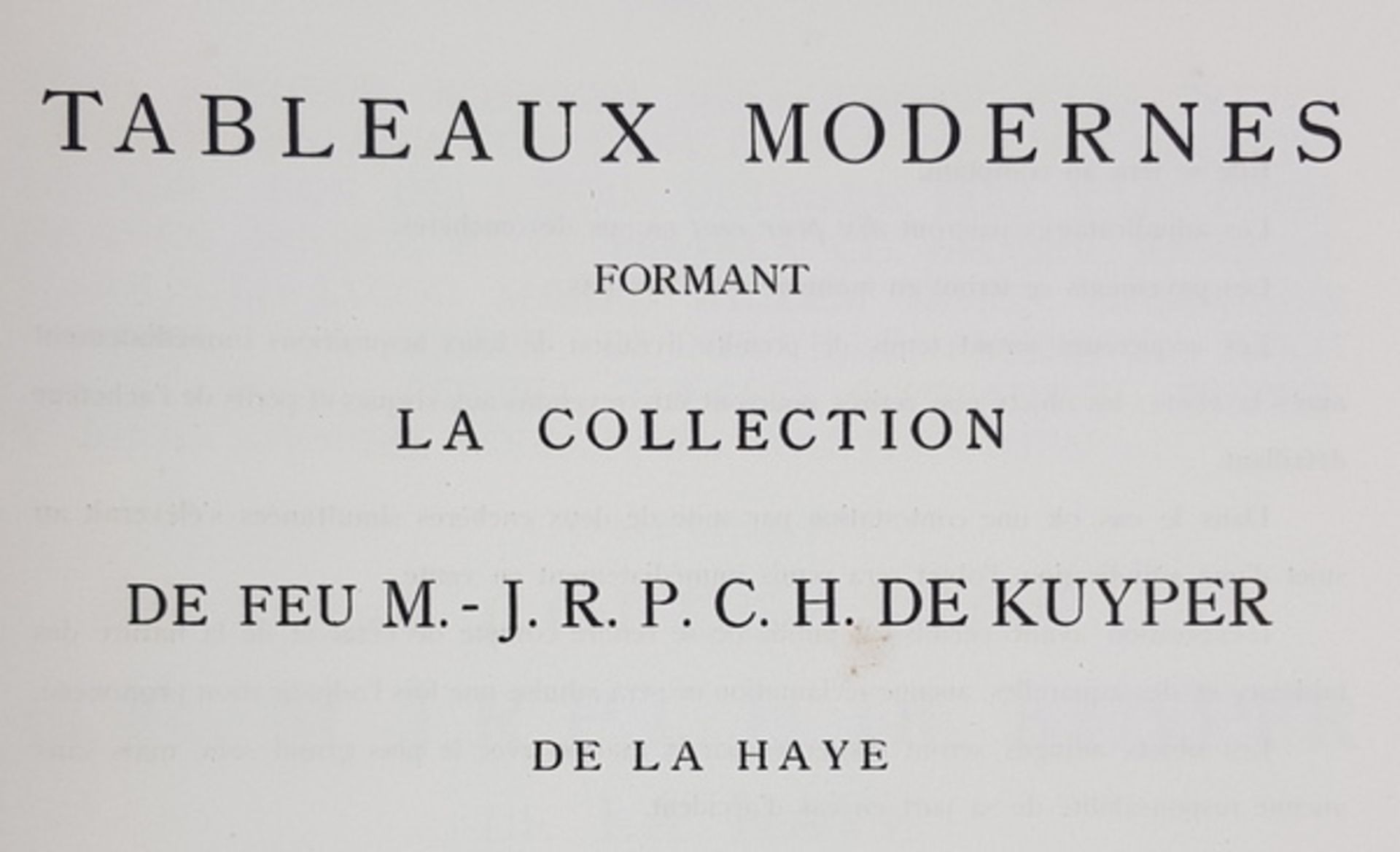 (Boeken) (Kunst) Collection J. R. P. C. H. de Kuyper de La Haye (1911)Collection J. R. P. C. H. - Bild 16 aus 19