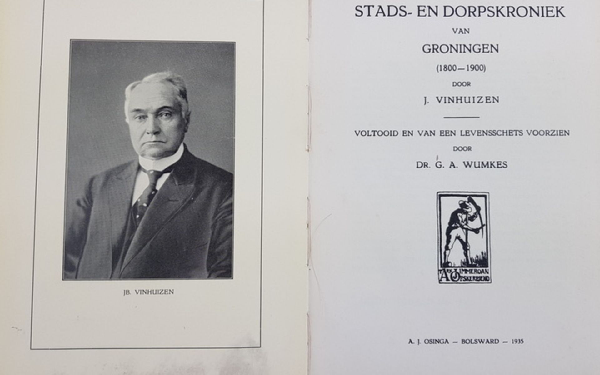 (Boeken) (Regionaal) Stads- en Dorpskroniek van Groningen + 2 andereJ. Vinhuizen - Stads- en - Bild 3 aus 6