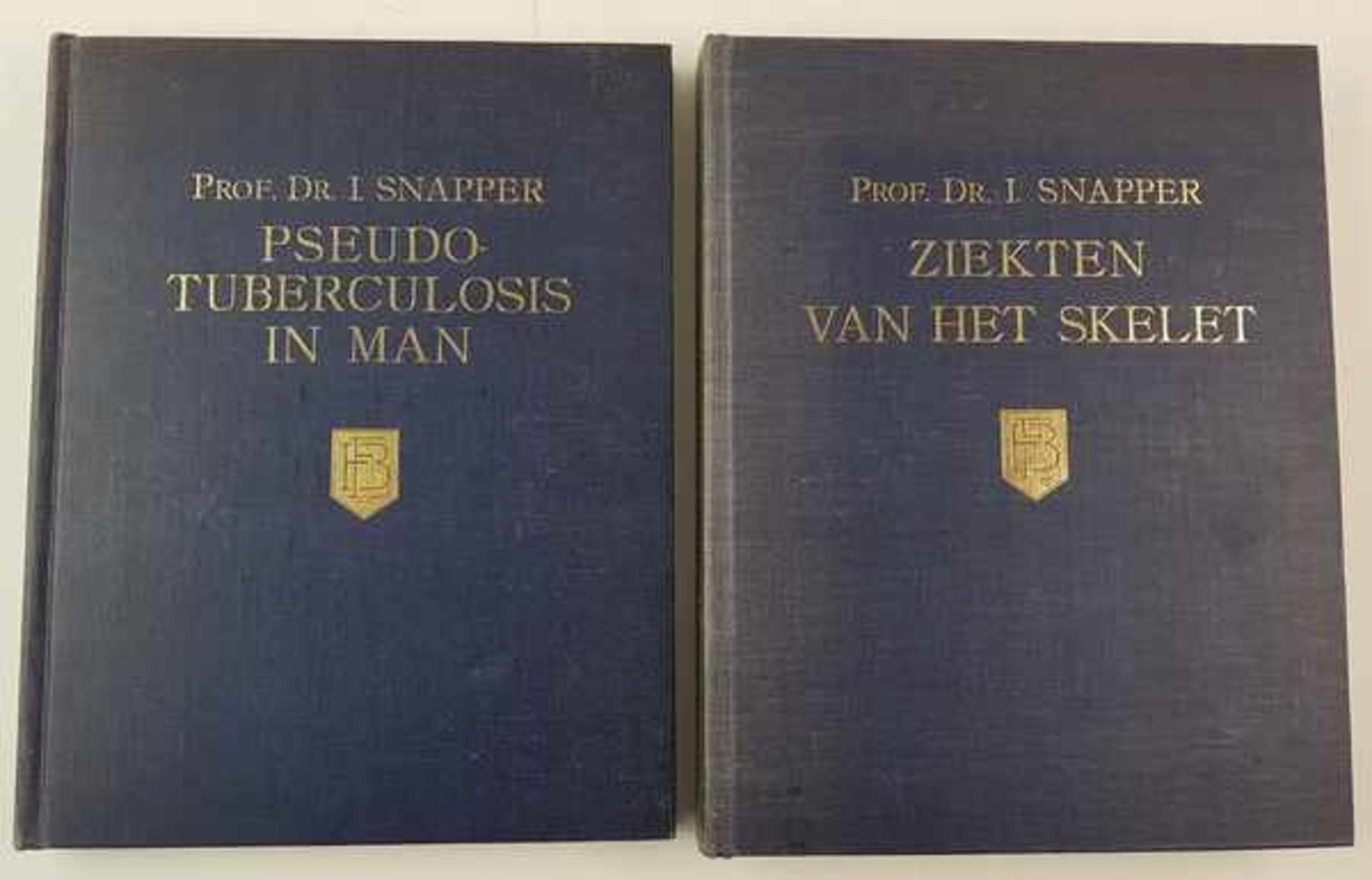 (Boeken) (Medisch) Prof. Dr. I. Snapper - Pseudo-Tuberculosis in Man + 1 andereProf. Dr. I.