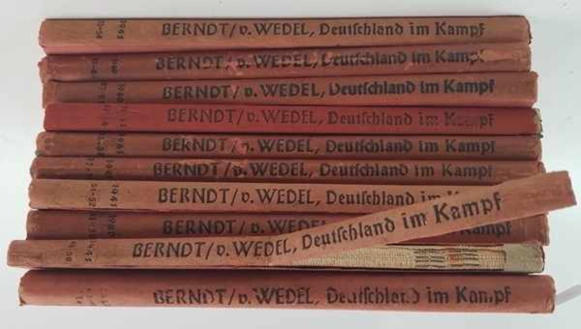 (Boeken) (Geschiedenis) A. J. Berndt e.a. - Deutschland im Kampf (10 delen)A. J. Berndt e.a. -