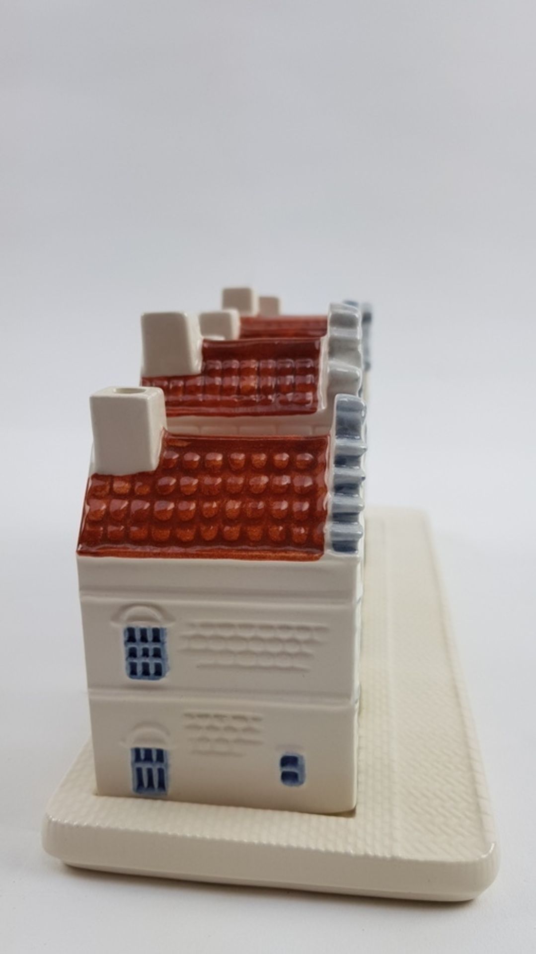 (Design) Aardewerk miniatuurhuisjes Prinsengracht, Royal Goedewaagen, eind 20 eeuwAardewerk - Bild 3 aus 8