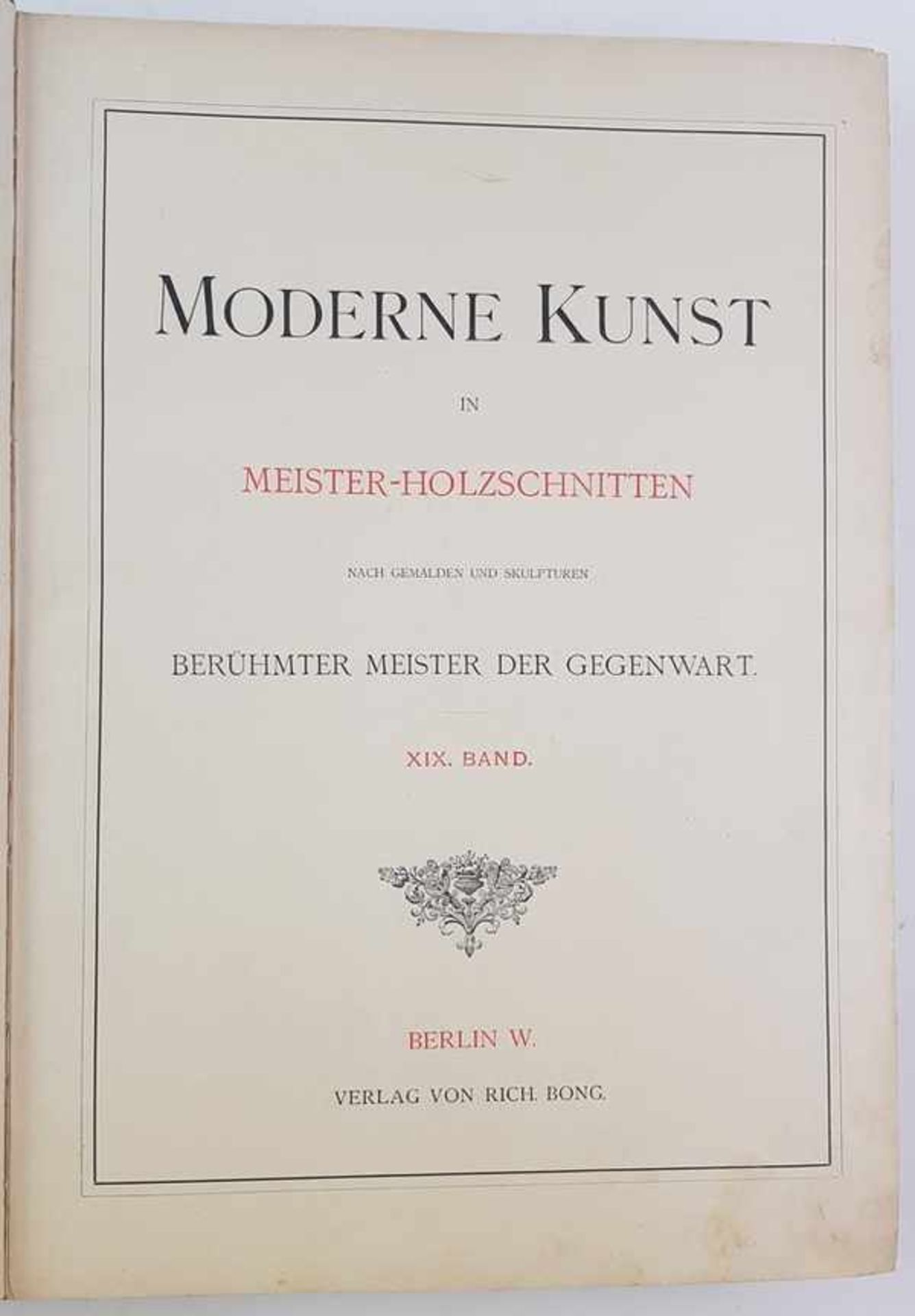 (Boeken) (Kunst) Moderne Kunst in Meister-Holzschnitten XIX. BandN/A - Moderne Kunst in Meister- - Bild 4 aus 11