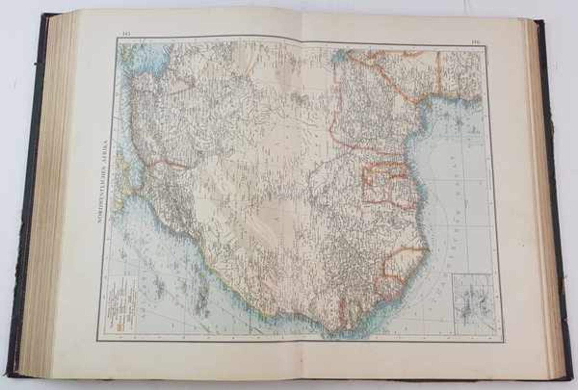 (Boeken) (Atlassen) Andrees Allgemeiner Handatlas (1899)A. Scobel (uitg). - Andrees Allgemeiner - Bild 10 aus 11