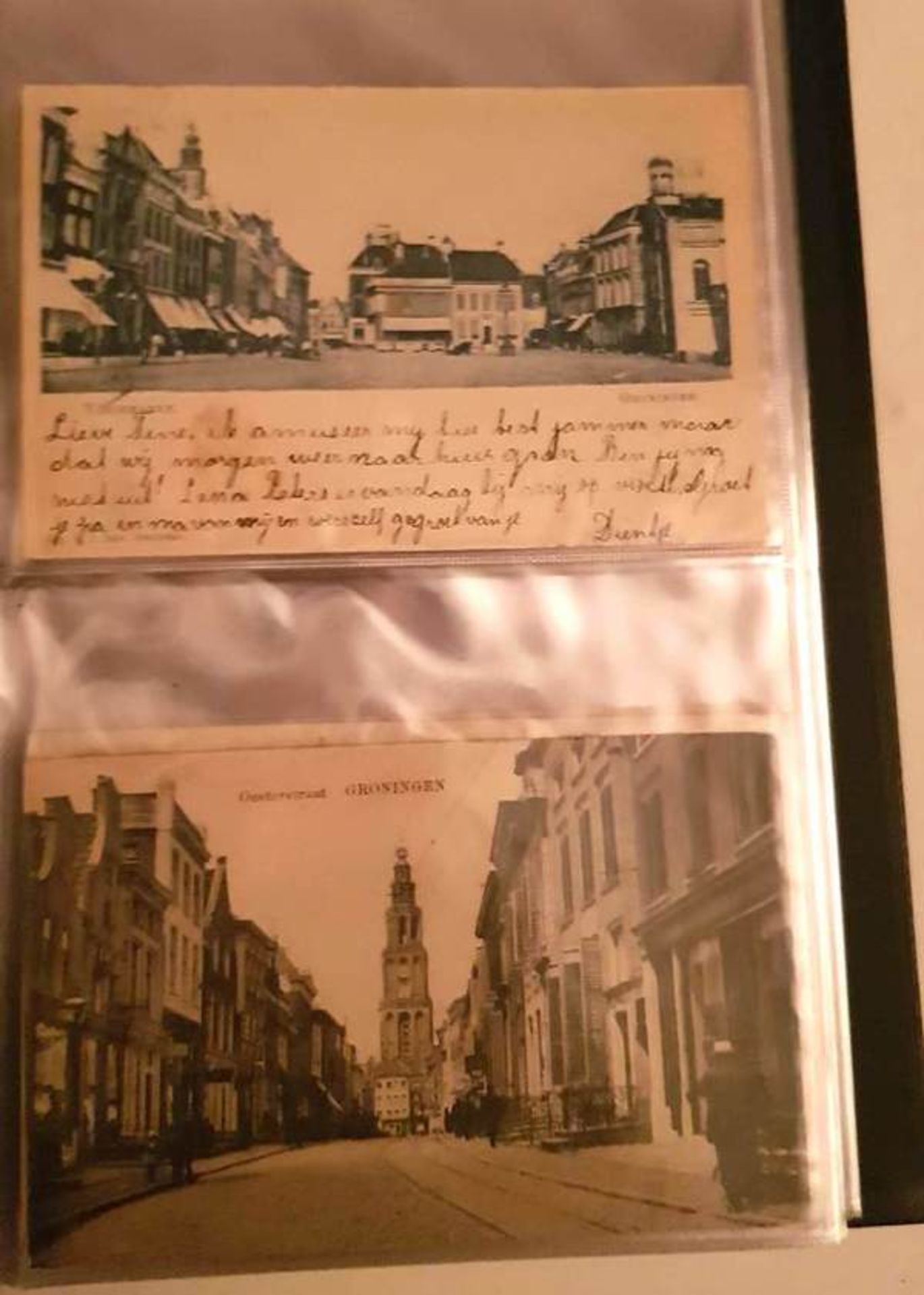 (Curiosa) AnsichtkaartenLot anischtkaarten mbt de stad Groningen Periode 1900-1920. In - Bild 8 aus 9