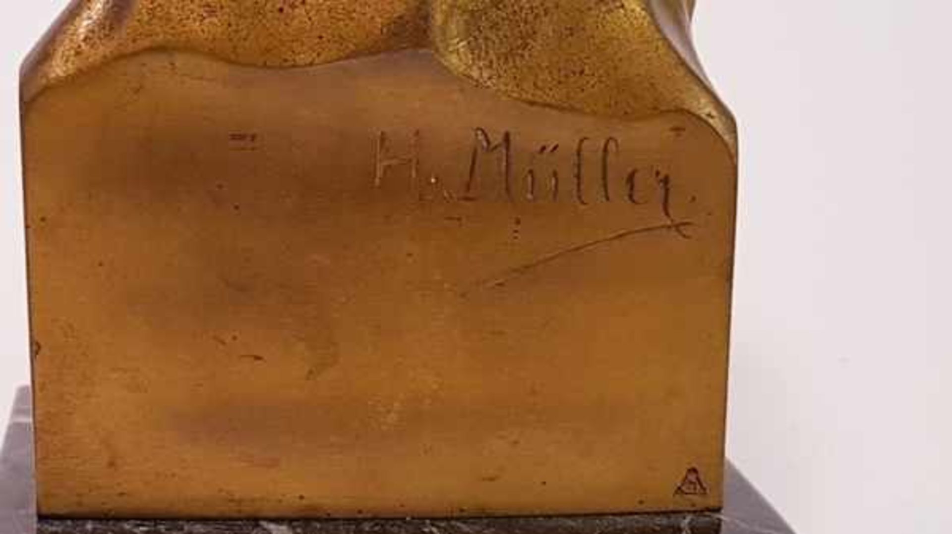 (Antiek) Brons, Maria gesigneerd H.MÌ_ller, Oostenrijk ca 1900.Brons, Maria gesigneerd H.MÌ_ller, - Bild 8 aus 13