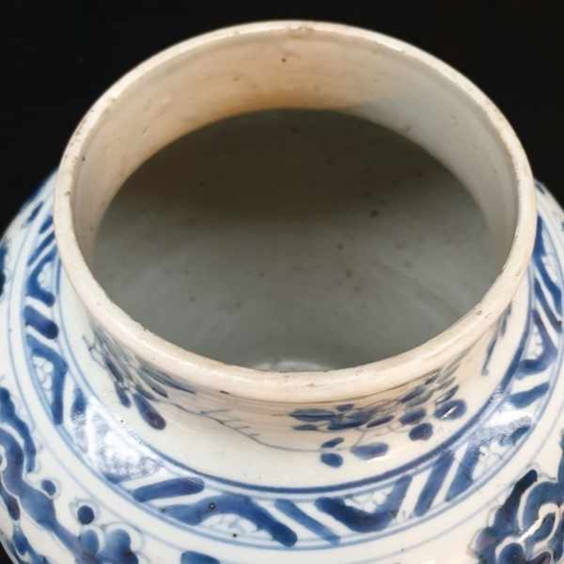 (Aziatica) Porseleinen dekselpot, China, ca 1700, Kangxi periode, Deksel wanli periodePorseleinen - Bild 9 aus 15