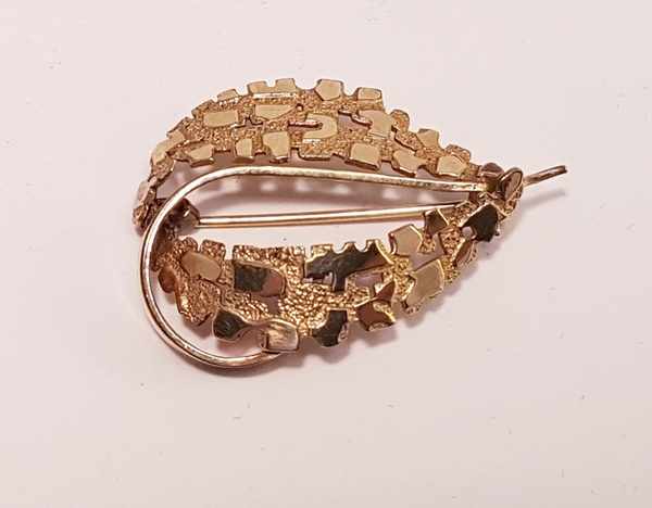 (Curiosa) Zilver/ double/chroom, Horloge, broche en armband, midden 20e eeuw. Chroom/ zilver/ - Image 3 of 7
