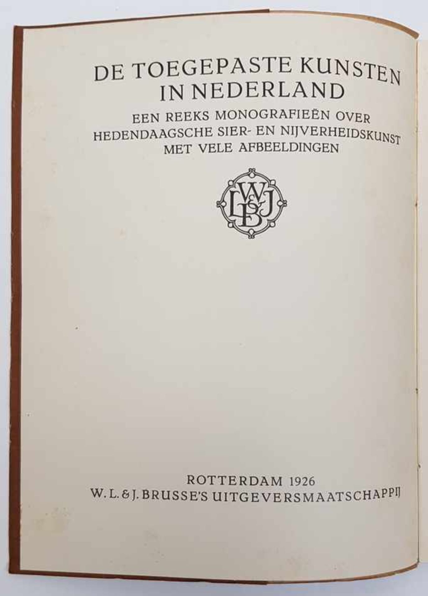 (Boeken) (Kunst) De Toegepaste Kunsten in Nederland (9 delen) 1923/1928Jan Wils, Corn. van der Sluys - Bild 6 aus 12