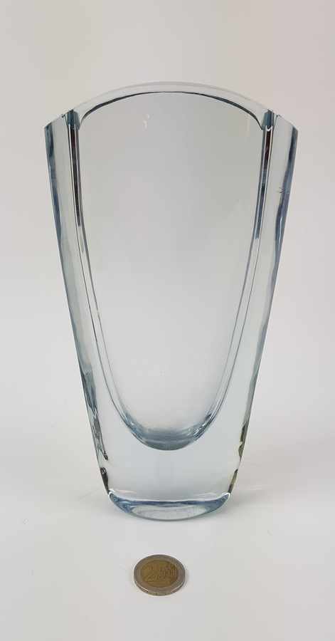 (Curiosa) Glazen vaas, Orrefors Zweden, tweede helft 20e eeuwGlazen vaas, Orrefors Zweden, tweede - Image 2 of 5