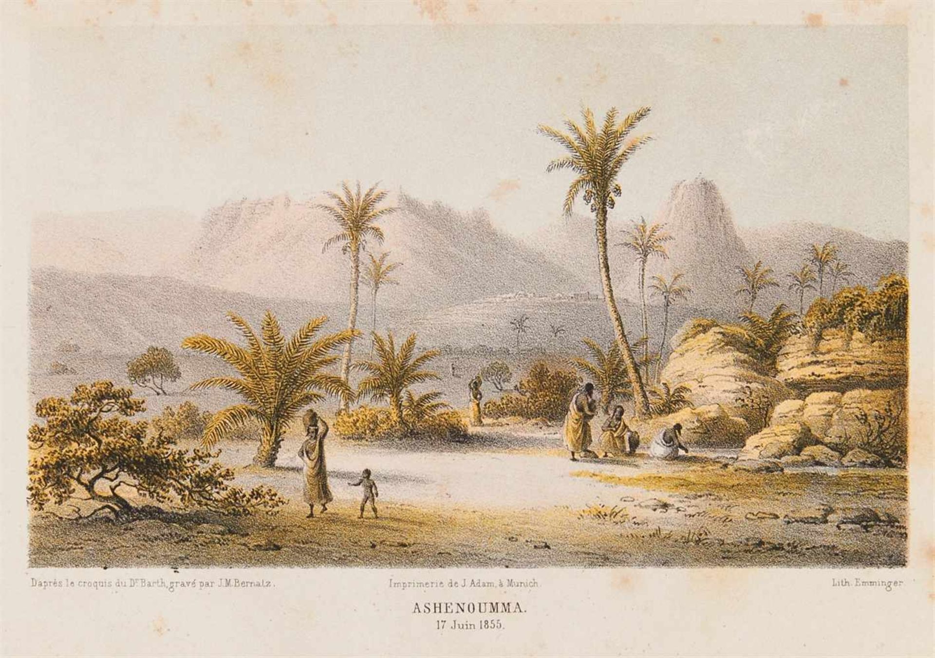 Barth, Henri (Heinrich August): Voyages et découvertes dans L'Afrique septentrionale et centrale - Bild 2 aus 2