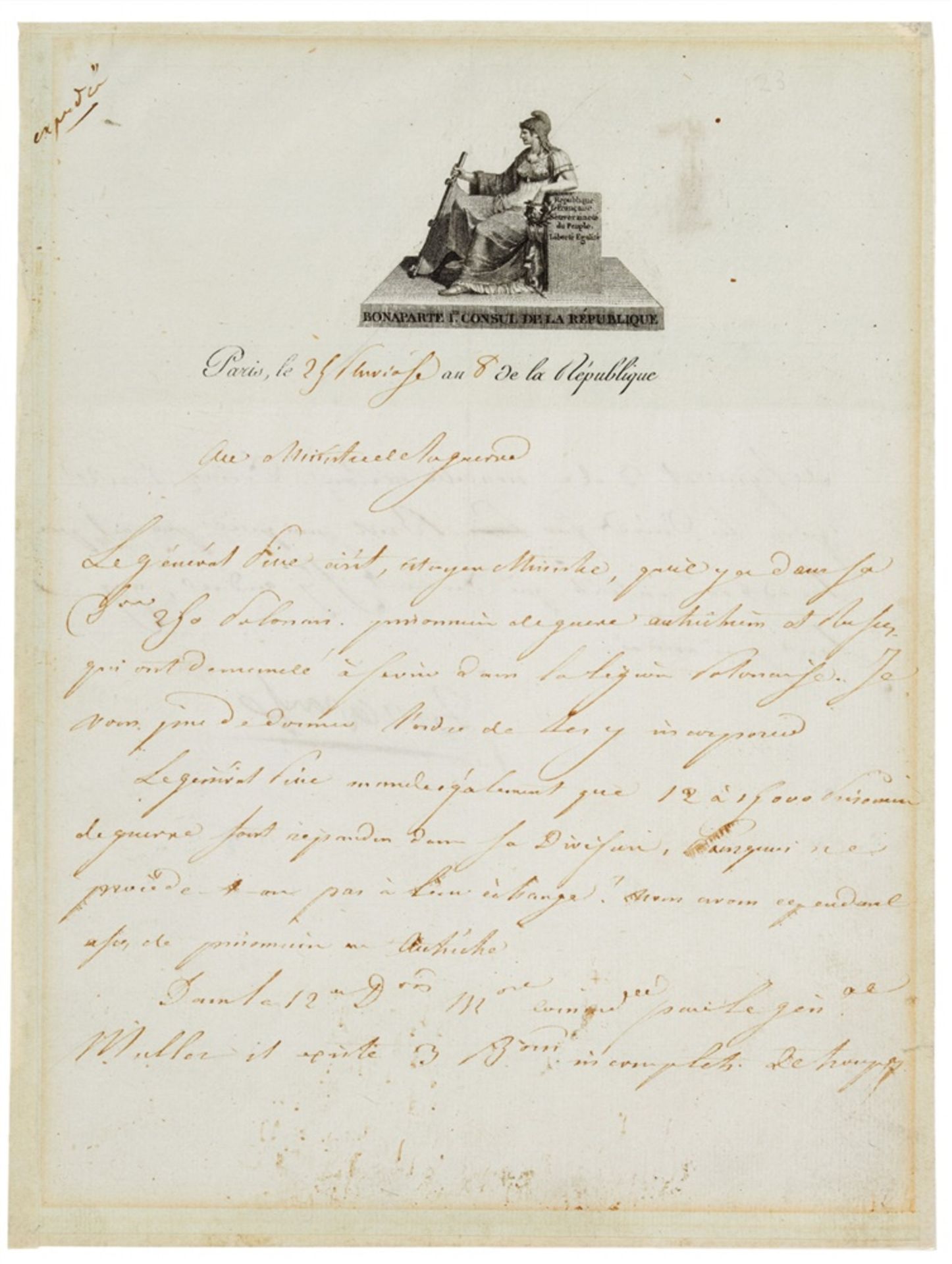 Napoléon Bonaparte; Erster Konsul, später Kaiser der Franzosen (Ajaccio 1769 - 1821 St. Helena). - Bild 2 aus 6