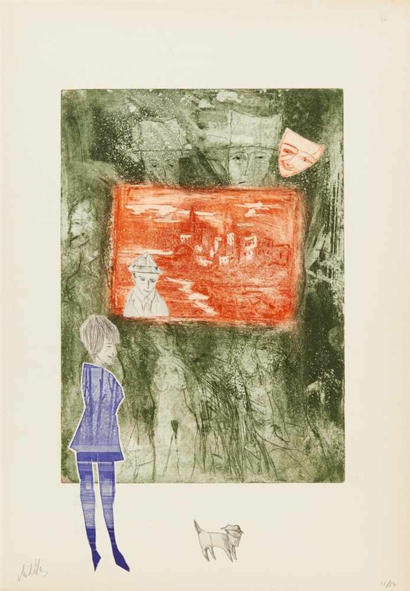 MILSHTEIN, ZWI JEAN PETIT (Hrsg.): Interdits. Genf: Rousseau 1972. 56,5 x 40 cm. Folge von 10