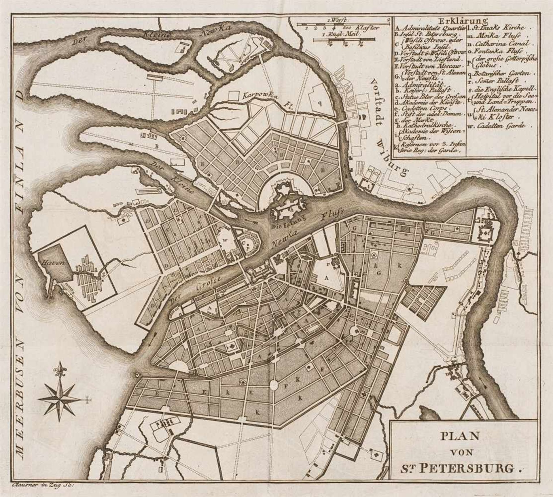 Coxe, William: Reise durch Polen, Rußland, Schweden und Dänemark. Mit historischen Nachrichten, - Bild 2 aus 2