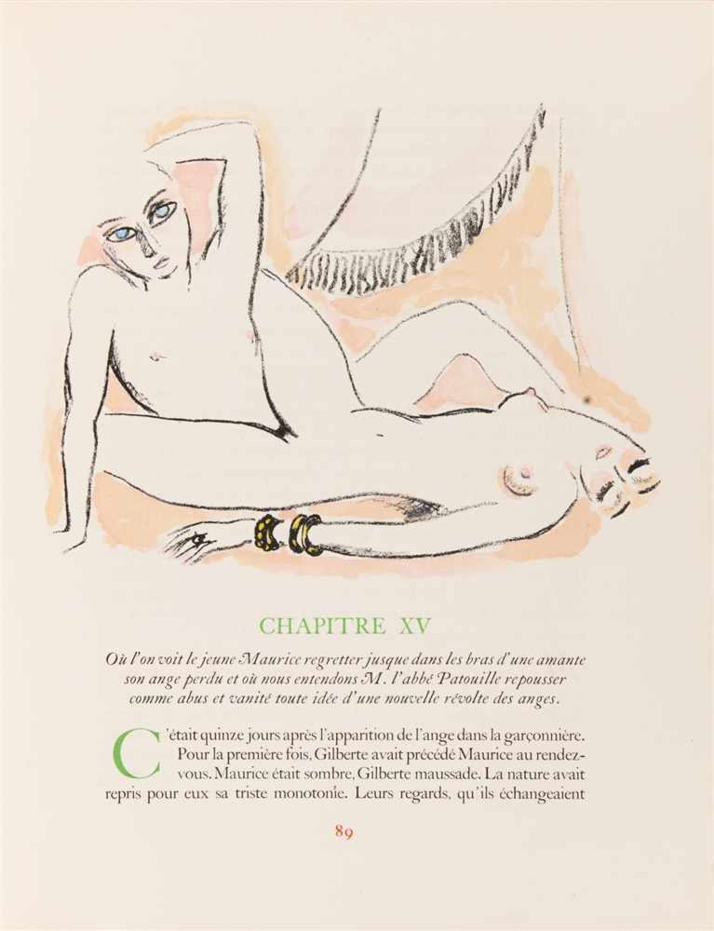 DONGEN, KEES VANANATOLE FRANCE: La Révolte des anges. Paris: Scripta et Picta 1951. 36,5 x 27,5 - Bild 2 aus 2