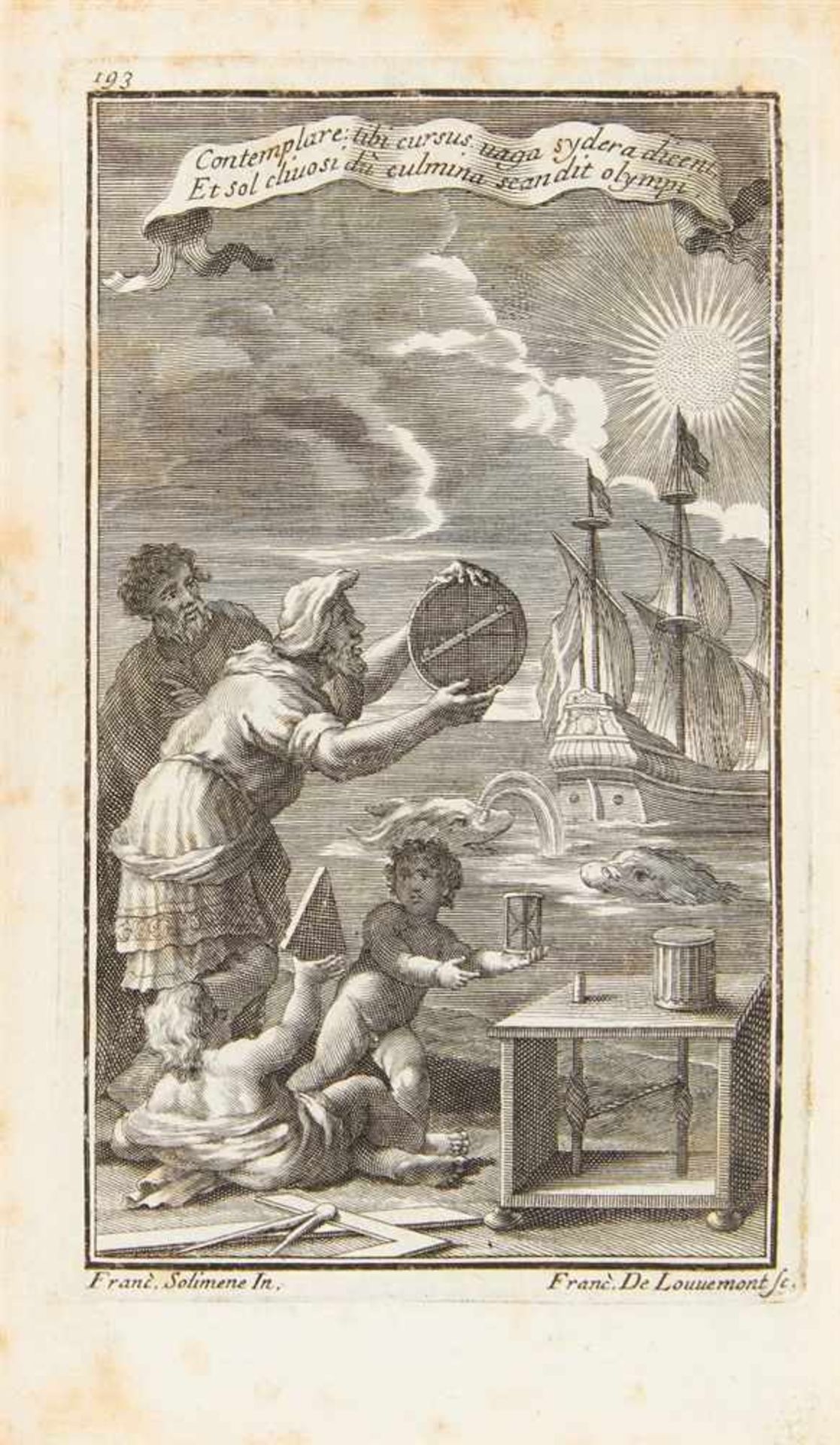 Giannettasio, Nicola Partenio: Piscatoria, et nautica. Neapel: Typis Regiis 1685. 15,2 x 9,4 cm. Mit - Bild 2 aus 2