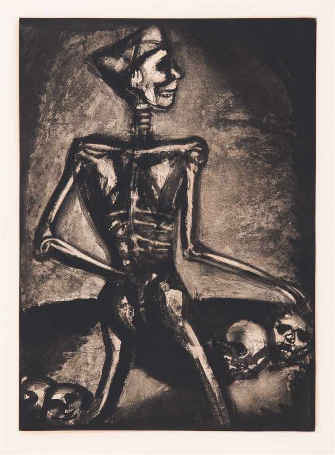 ROUAULT, GEORGESMiserere. Paris: Éditions de l'Étoile filante 1948. 68 x 52 cm. Mit 58 OrRadierungen - Bild 8 aus 8