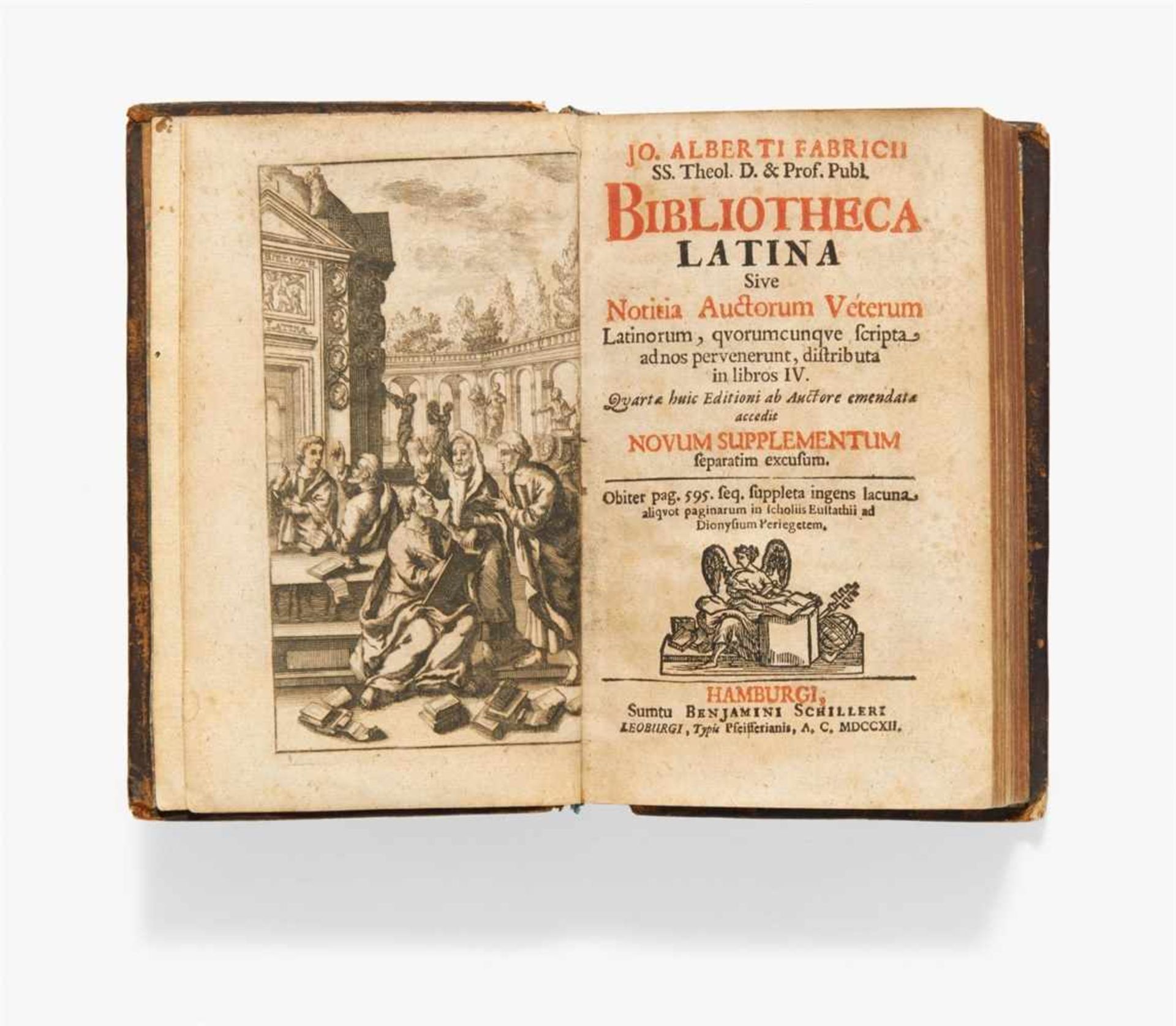 Fabricius, Johann Albert: Bibliotheca latina sive notitia auctorum veterum latinorum, quorumcunque - Bild 2 aus 2