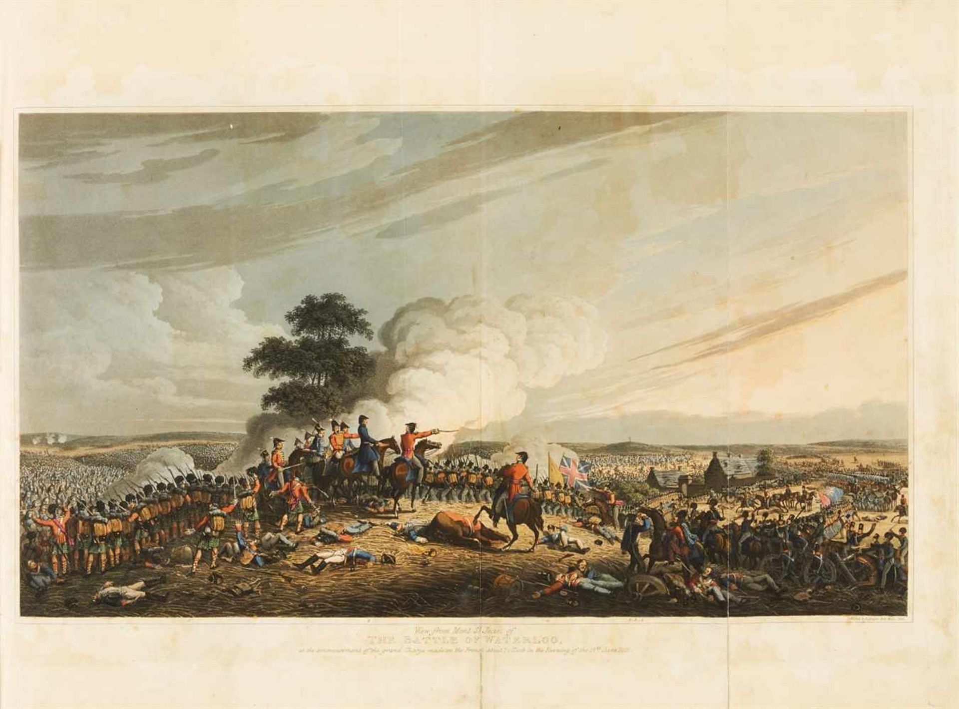 Bowyer, Robert: The Campaign of Waterloo, illustrated with engravings [...]; including a correct - Bild 2 aus 2