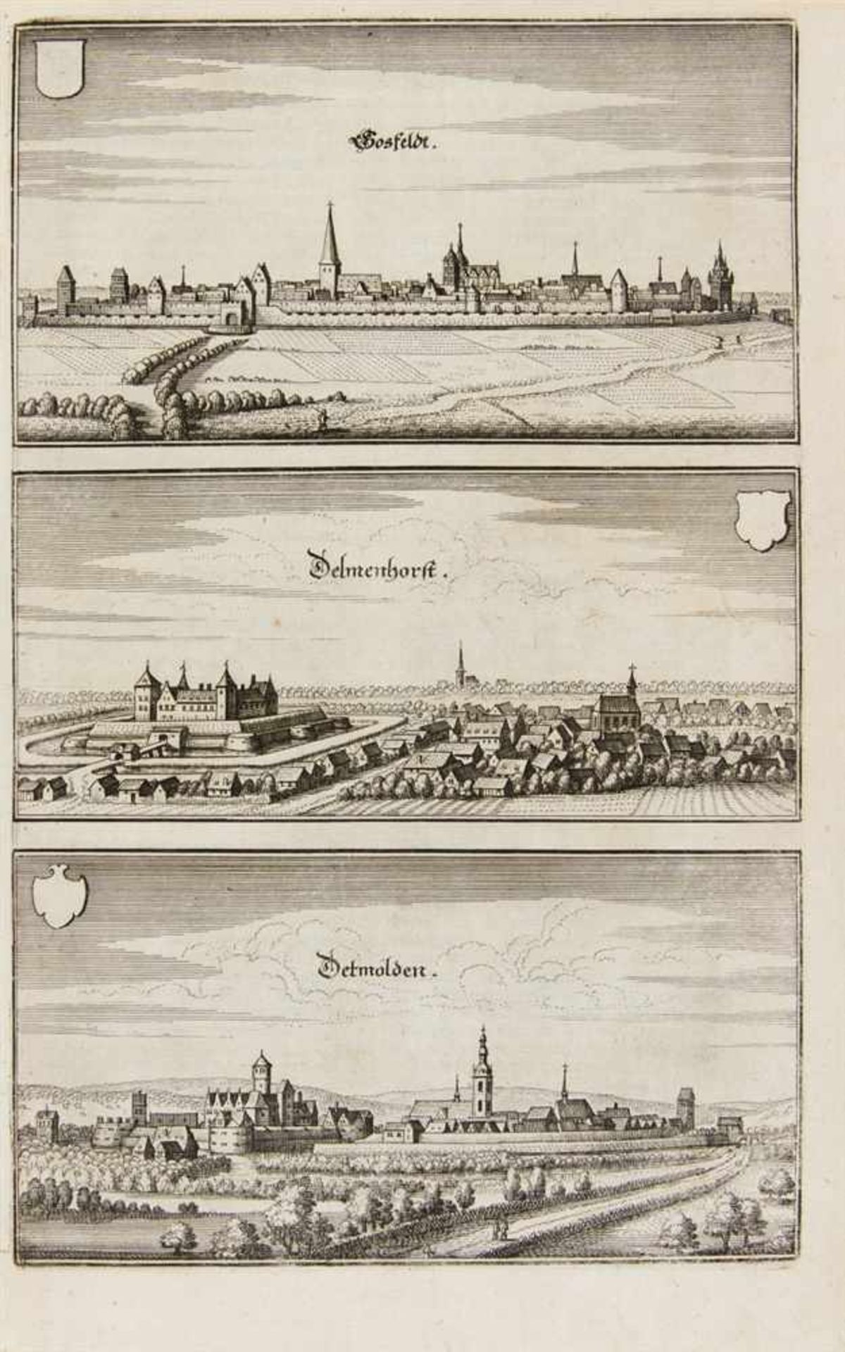 Merian. – (Zeiller, Martin:) Topographia Westphaliæ. Das ist, Beschreibung der vornembsten, und