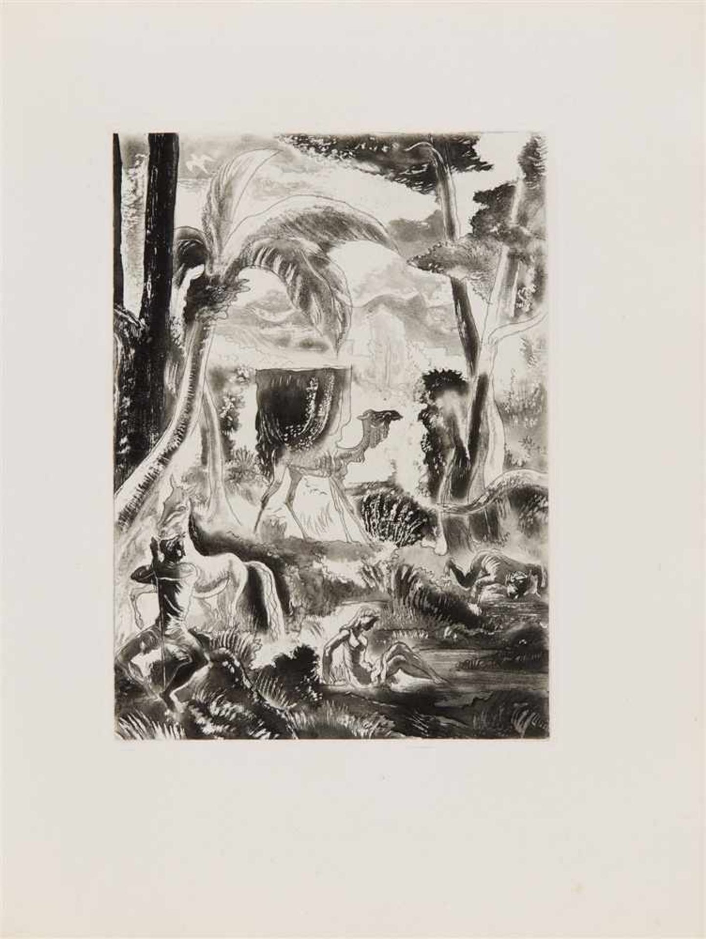 LEGRAND, EDY Le cantique des cantiques. Paris: Editions Orion (N. Matzneff) 1930. 33 x 25 cm. Mit 35