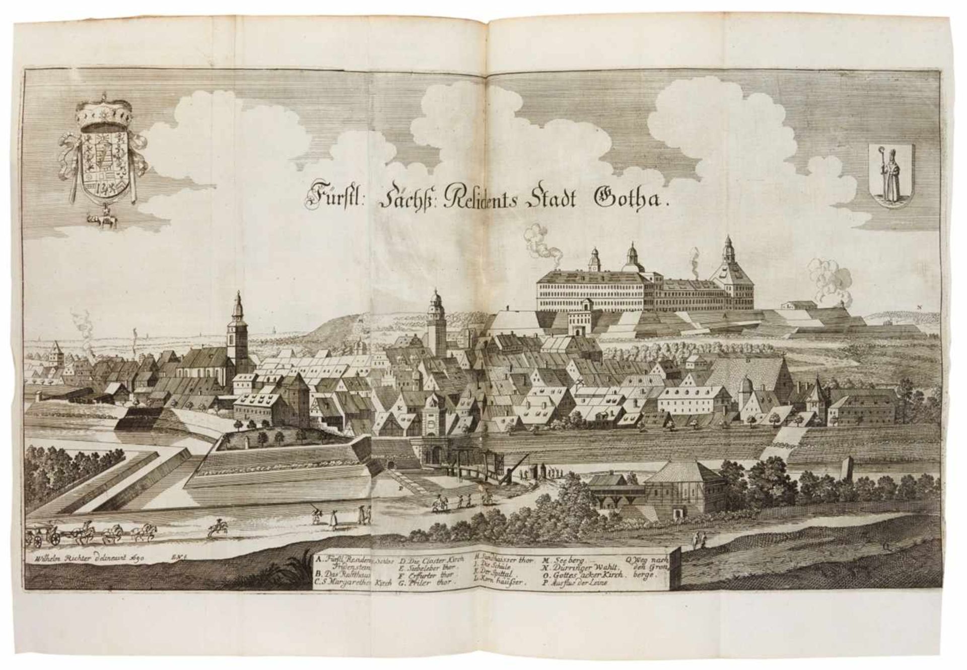 Merian. – (Zeiller, Martin:) Topographia Superioris Saxoniæ, Thuringiæ, Misniæ, Lusatiæ, etc. Das