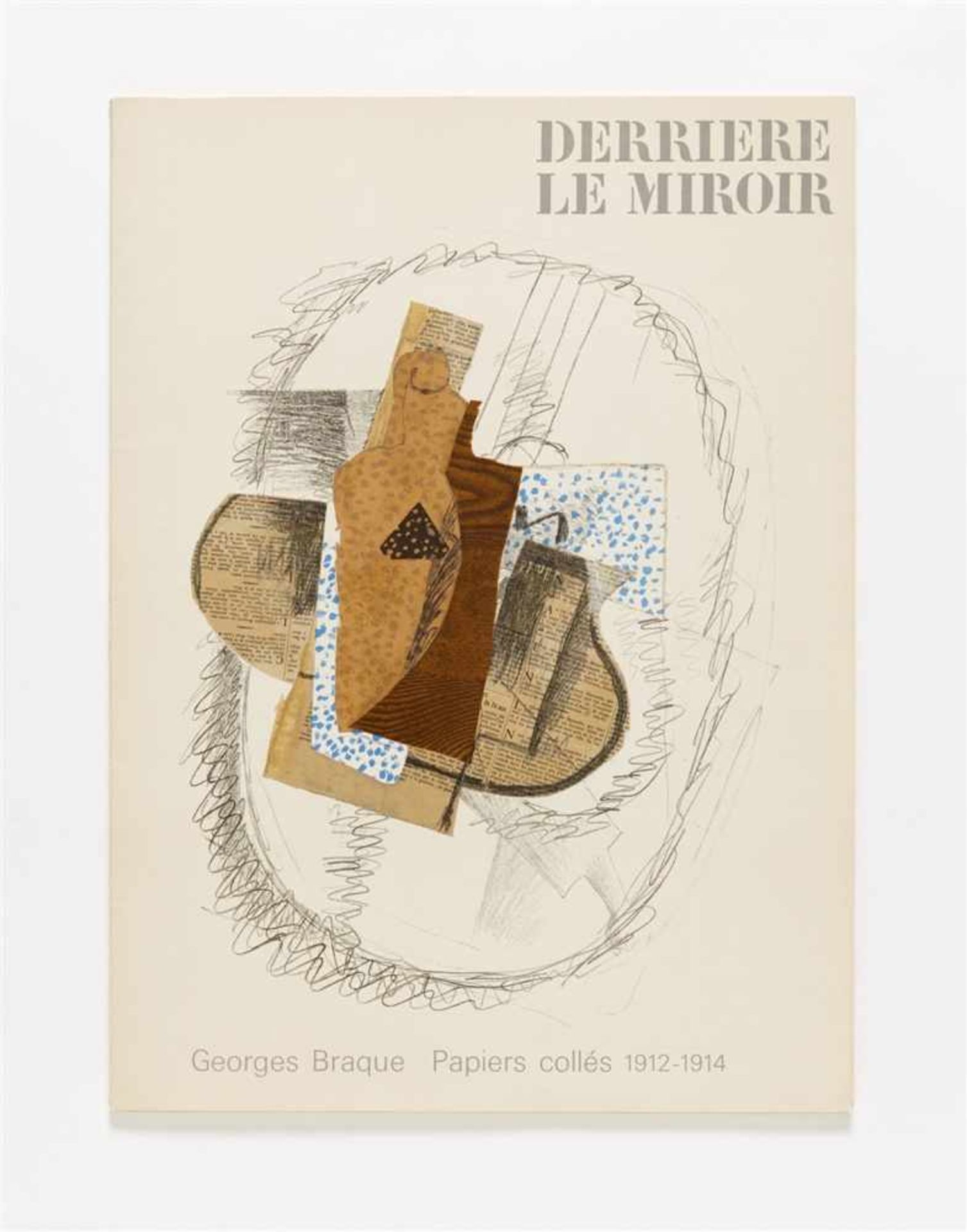 BRAQUE, GEORGESDERRIÈRE LE MIROIR. 3 Hefte der Reihe. Paris: Maeght 1953-63. 38 x 28 cm. Mit 8