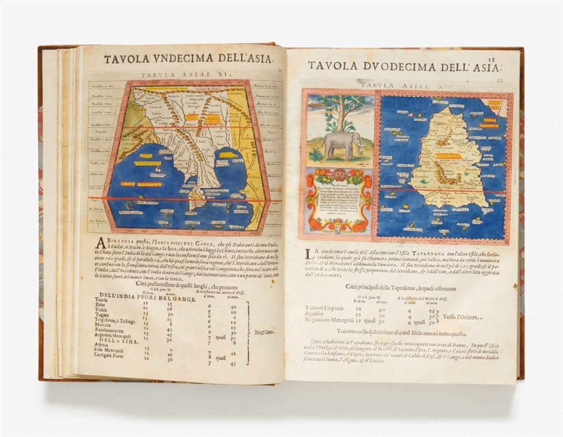 Ptolemaeus, Claudius: La seconda parte della Geografia ..., la quale, oltra l' antiche tauole d' - Bild 2 aus 2