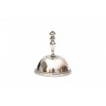 A Dutch miniature silver table bell. 18th century. Maker's mark possibly Frederik van Strant.