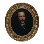 Johanna Otto (1839-1914)Oval portrait of the brother of the artist, Franz Otto (1833-1874), attorney