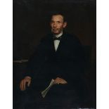 Julius Amatus Roeting (1821-1896)Portrait of a gentleman. Signed and dated 'J. Roeting 1882' lower