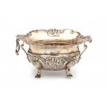 A Dutch silver candy bowl. Maker's mark David de Klerk. Hallmarked Haarlem. Year letter 1766. One