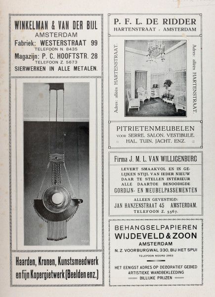 't BinnenhuisModerne Hollandsche Interieurs. 't Binnenhuis (modern Dutch interiors, Arts and - Image 2 of 2