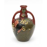 N.V. Haagsche Plateelfabriek Rozenburg, Den Haag (1883-1917)A ceramic vase with two handles,