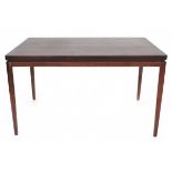 Johannes Andersen (1903-1997)An extendable rosewood dining table, produced and marked by Christian