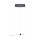 Hiemstra Evolux, AmsterdamA grey, black and white lacquered metal floorlamp, model ST 7128/A,
