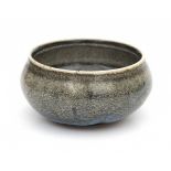 Carl-Harry Stålhane (1920-1990)A small blue/grey glazed stoneware bowl, produced by Rörstrand,