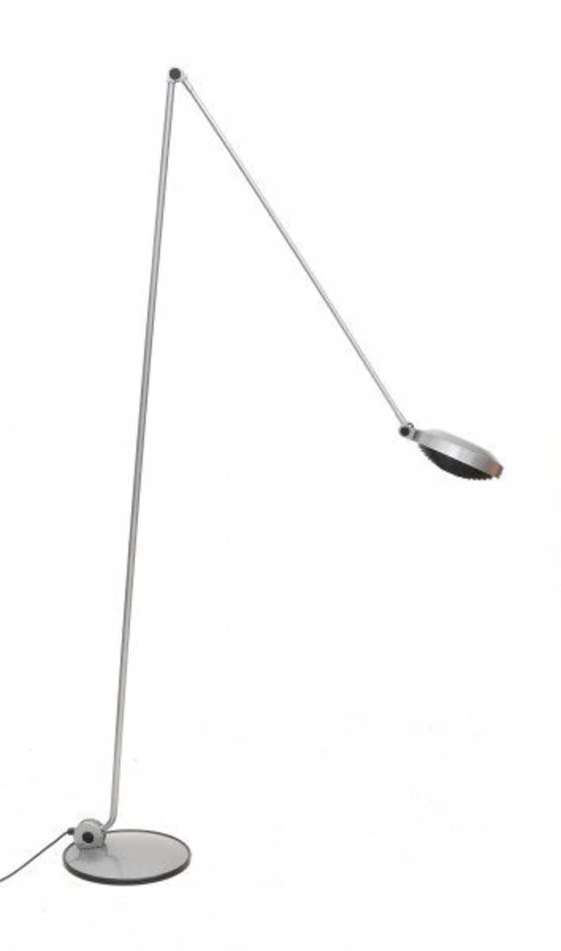 Tommaso Cimini (1947-1997)A grey lacquered metal adjustable floorlamp, model Elle, produced by - Bild 3 aus 3