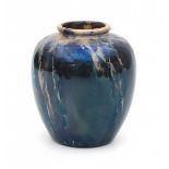 Kunstaardewerkfabriek St. Lukas (1909-1933)A marbled ceramic vase with lustre glaze, signed