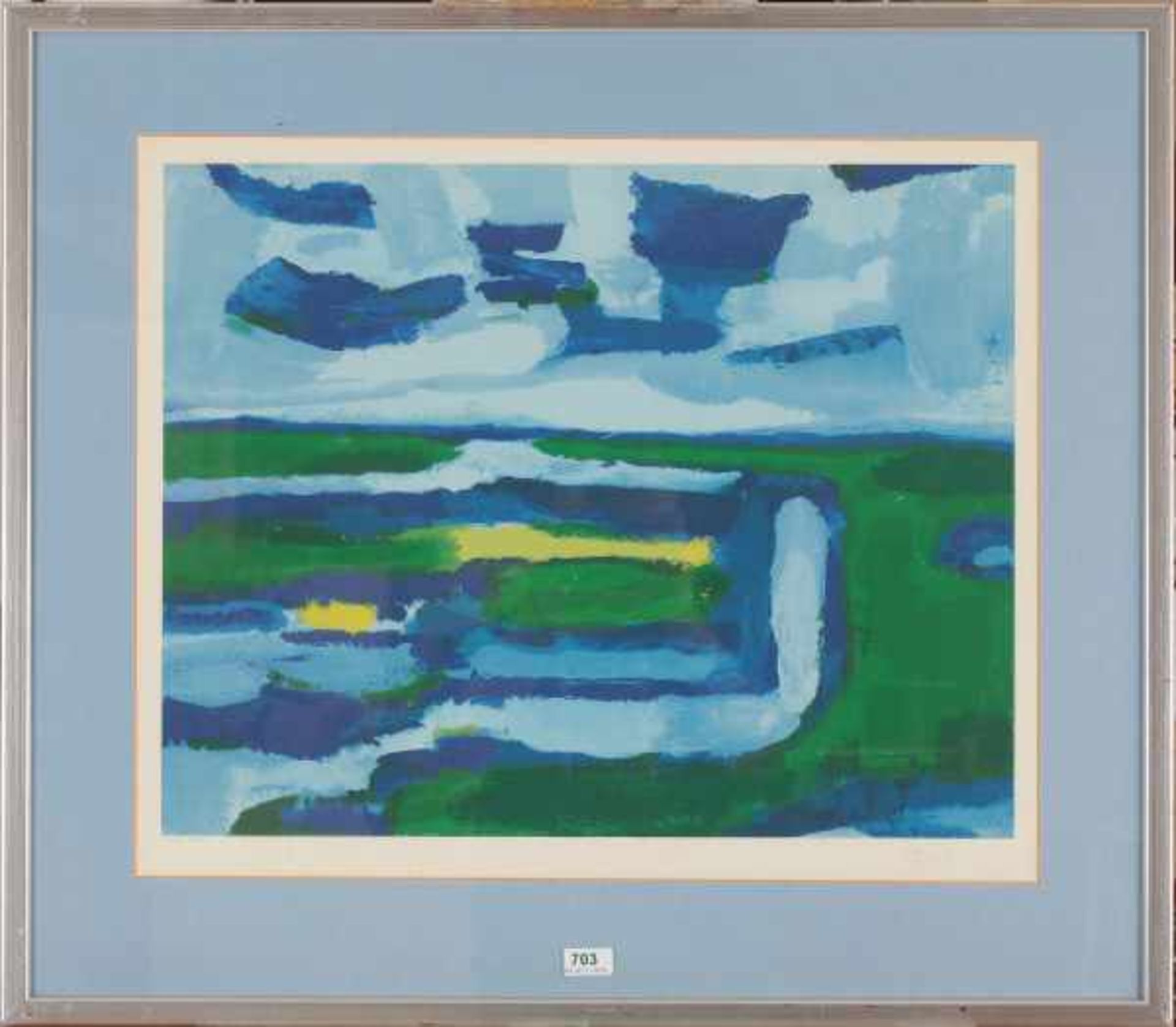 Gerrit Benner (1897-1981)Landscape (1982). Signed in pencil lower right. Number 148/200. From the - Bild 2 aus 3